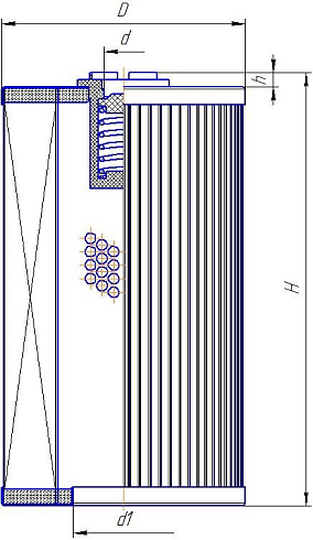 Сливной фильтр PALFINGER MF1002P25, CR112F25R, МФ.Г.211