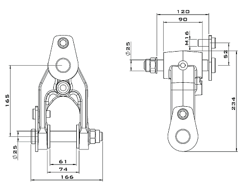 Подвеска CL 73 (для ротаторов CR 300, 400, 500)